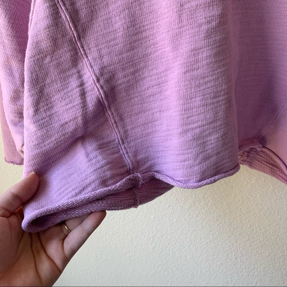 Purple Universal Thread Cropped Sweatshirt - Picture 4 of 6